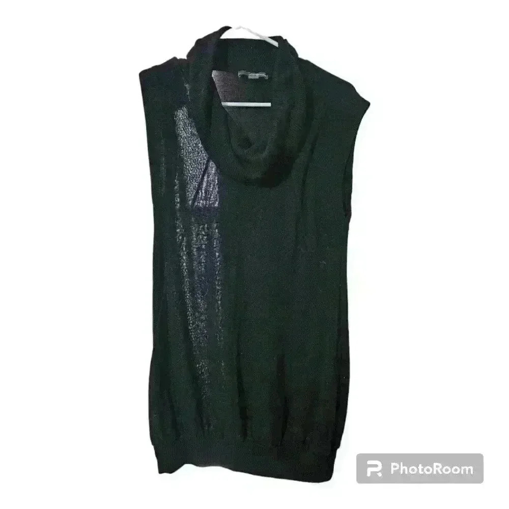 Womens black sweater dress/top!
